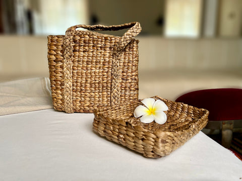 Kauna grass bags and baskets