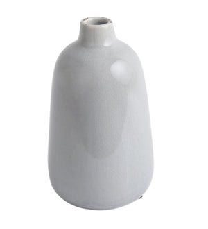 Ceramic vase with leaf design
