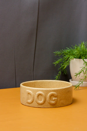 Ceramic feeding bowl for dog