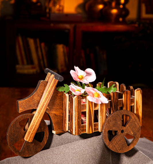 Wooden Cycle Shape Pot Holder