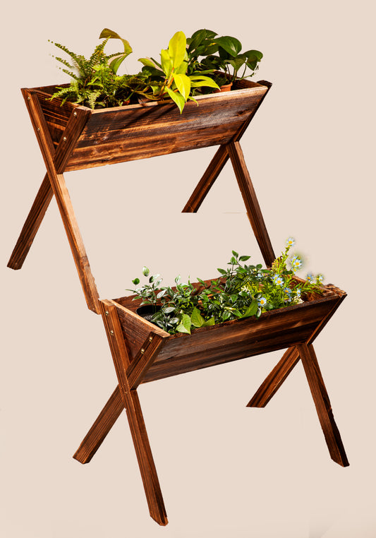 Wooden Pot Holder Stand