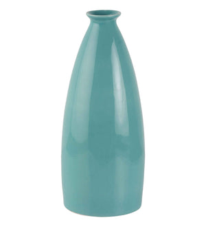 Glazed ceramic small bottle vase