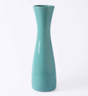 Glazed ceramic bottle vase