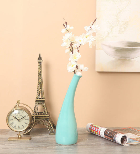 Glazed Ceramic Curve Vase