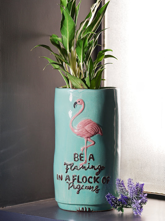 Be A Flamingo Vase