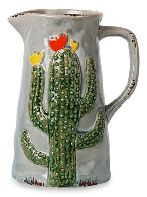 Classic cactus jug shaped vase