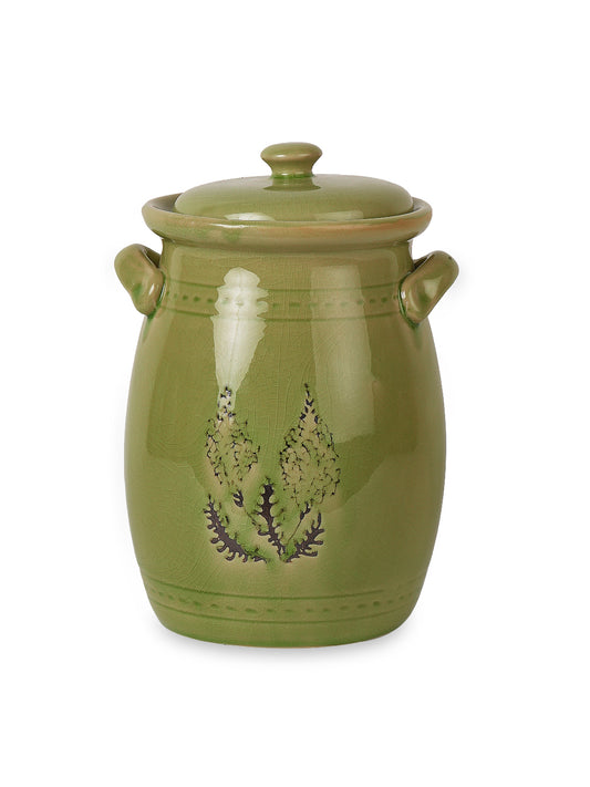 Jar With Lid Vase