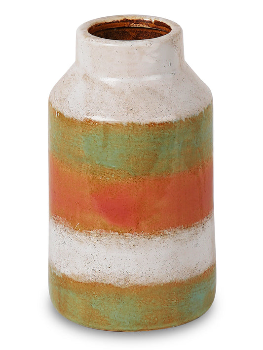 Two Tone Tall Ceramic Vase