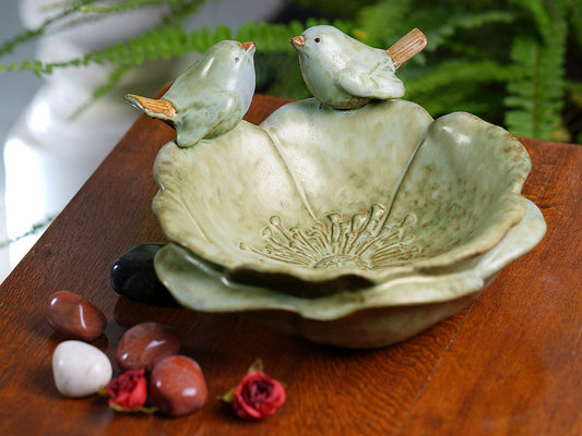 Ceramic Bird Feeder