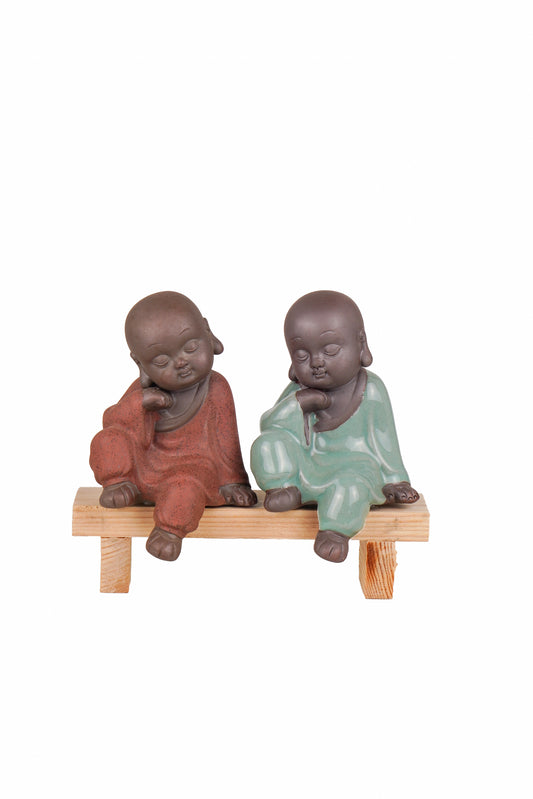 Pair Of Two Monks