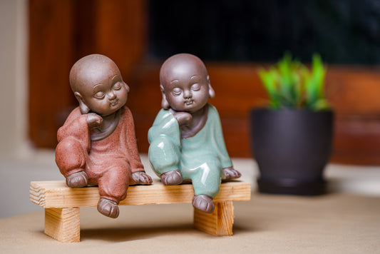 Pair Of Two Monks
