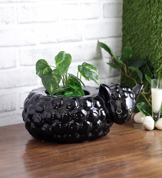 Sheep Shape Ceramic Planter