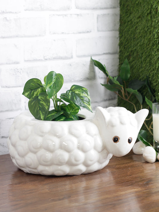 Sheep Shape Ceramic Planter