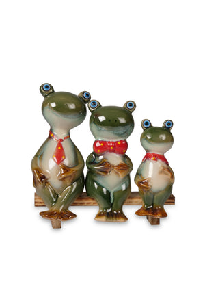 Happy frog family set of three