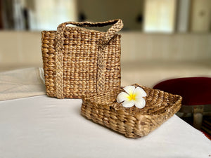 Kauna grass lunch basket