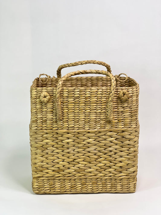 Kauna Grass Bag With Flower Design