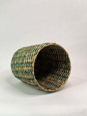 Kauna grass green basket