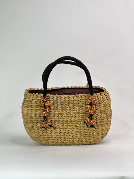 Kauna Grass Bag With Beads