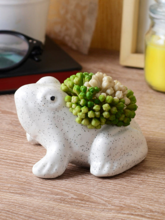 Ceramic Mini Frog Planter