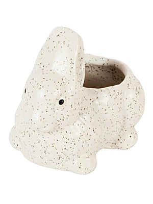 Ceramic mini rabbit  pot